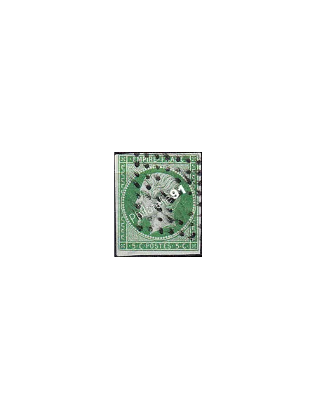 Timbre Classique n° 12b non dentelé oblitéré, signé, timbres France