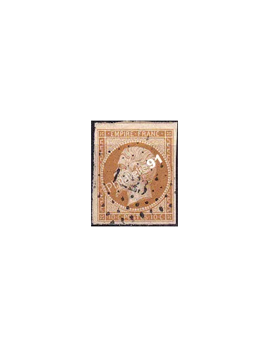 Timbre Classique n° 13A non dentelé oblitéré, timbres France