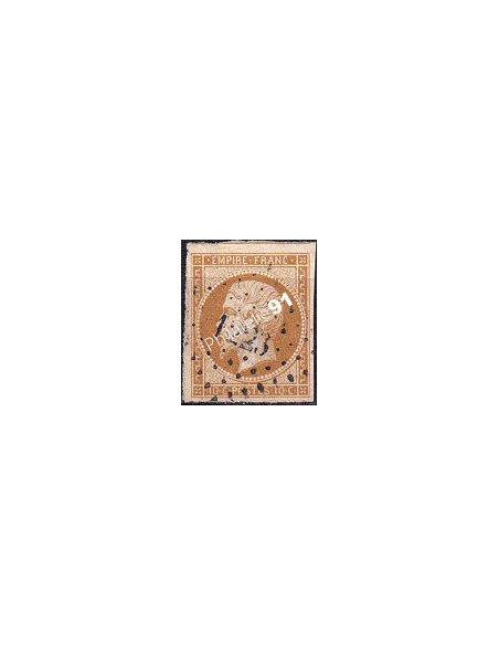 Timbre Classique n° 13A non dentelé oblitéré, timbres France