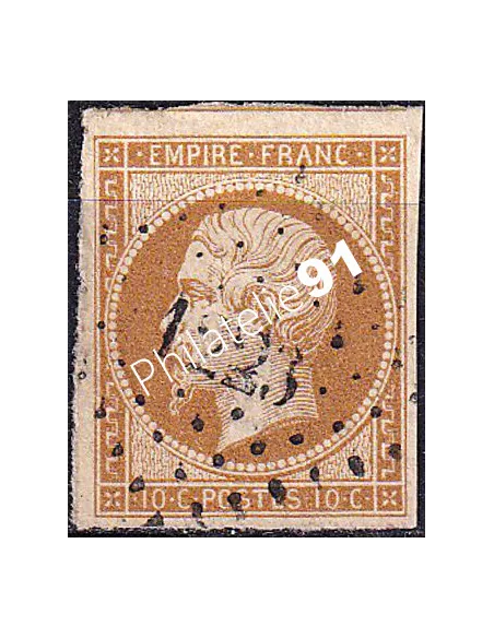 Timbre Classique n° 13A non dentelé oblitéré, timbres France