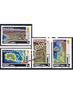 JERSEY - n°   272 à 275 - Europa 1982 - Fait historique