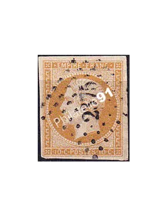 Timbre Classique n° 13A non dentelé oblitéré, timbres France