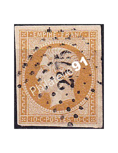 Timbre Classique n° 13A non dentelé oblitéré, timbres France