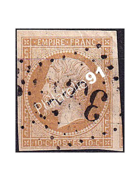 Timbre Classique n° 13B non dentelé oblitéré, timbres France