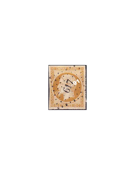 Timbre Classique n° 13B non dentelé oblitéré, timbres France
