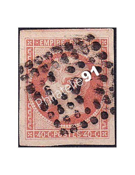 Timbre Classique n° 16 ND, oblitération de Paris, timbres France