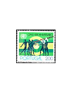 Timbre du Portugal n° 1268a. Nations Unies