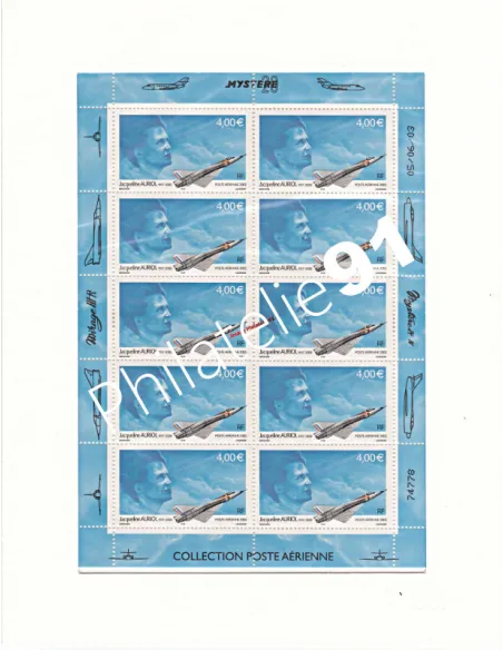 PA n°   66b ** - Feuille - Poste Aérienne - Jacqueline Auriol - FRANCE