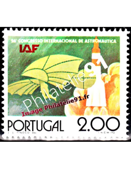 Timbre du Portugal n° 1271a. espace