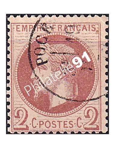 Timbre Classique n° 26B oblitéré, timbres France
