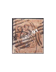 Timbre Classique n° 43Bd non dentelé oblitéré, timbres France