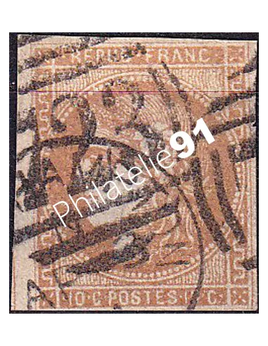 Timbre Classique n° 43Bd non dentelé oblitéré, timbres France