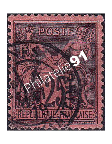 Timbre Classique n° 91 oblitéré, timbres France