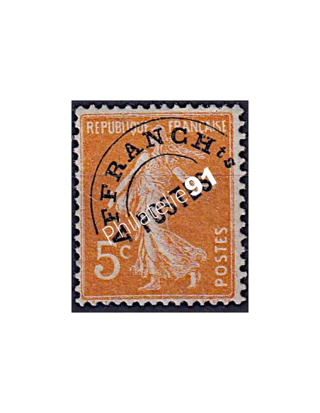 Timbre Préoblitéré n°  50, type Semeuse, collection timbres de France