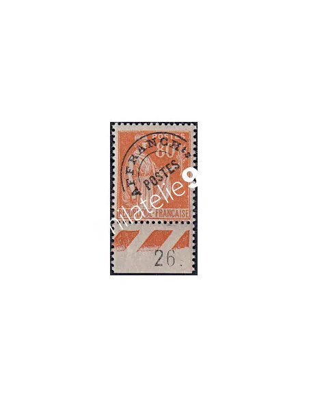 Timbre de France Préoblitéré n°  75 - Type Paix