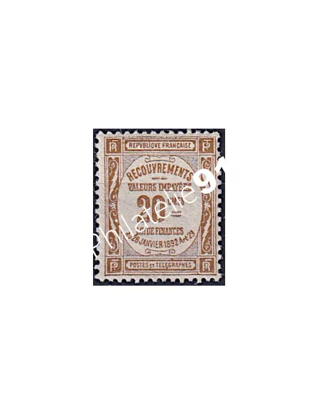 Timbre-taxe n° 45 neuf, collection timbres France
