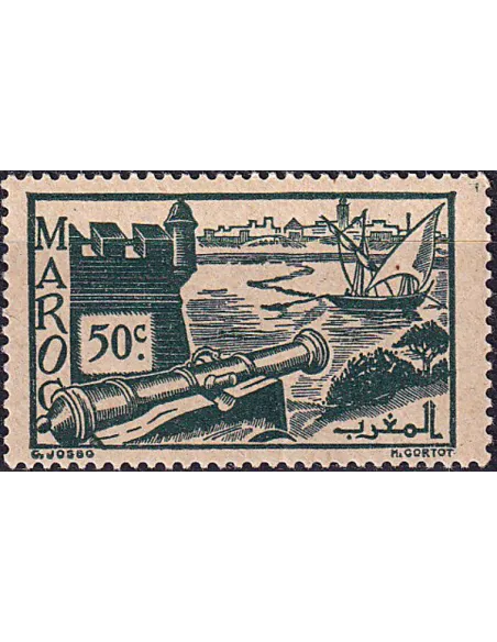 MAROC, n° 226 neuf, collection timbres colonies françaises