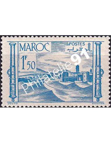 MAROC, n° 252 charnière, collection timbres colonies françaises