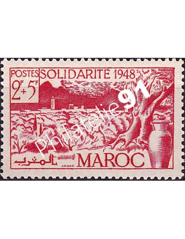 MAROC, n° 272 neuf, collection timbres colonies françaises