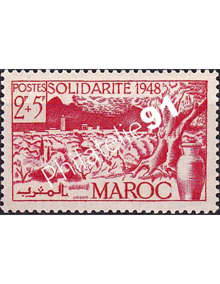 MAROC, n° 272 neuf, collection timbres colonies françaises