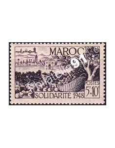 MAROC, n° 274 neuf, collection timbres colonies françaises