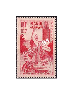 MAROC, n° 276 charnière, collection timbres colonies françaises