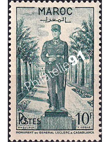 MAROC, n° 299 neuf, collection timbres colonies françaises