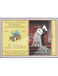 JERSEY - BF n°  19 ** - Noces d'Or de S.M. la Reine Elizabeth II