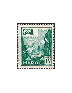MAROC, n° 333 charnière, collection timbres colonies françaises