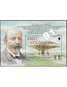 JERSEY - BF n°  45 ** - Histoire de l'aviation (VIII) - Biplan