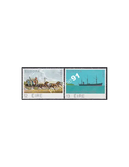 Irlande n° 415-416, EUROPA 1979, Histoire postale, timbres d'europe