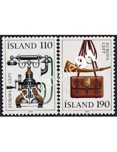 Islande n° 492-493, EUROPA 1979, Histoire postale, timbres d'europe