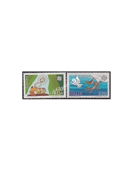 Italie n° 1389-1390, EUROPA 1979, Histoire postale, timbres d'europe