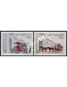 Saint-Marin n° 972-973, EUROPA 1979, Histoire postale, timbres d'europe