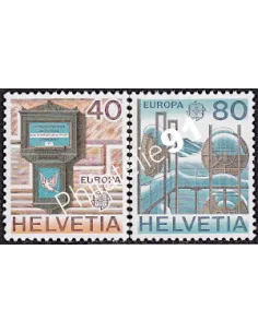 Suisse n° 1084-1085, EUROPA 1979, Histoire postale, timbres d'europe