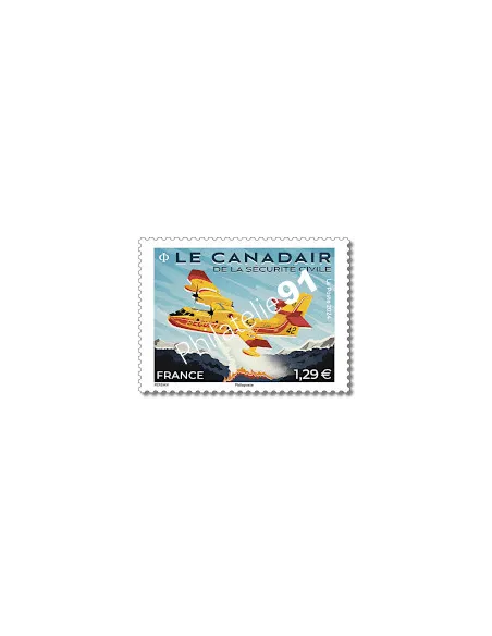 Timbre n° 5796, le canadair, timbres de France