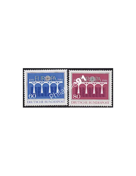 Timbres d'Allemagne RFA n° 1042 à 1043, EUROPA 1984, collection Europe