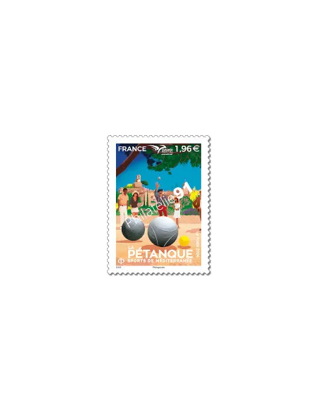 Timbre n° 5797, la pétanque, timbres de France