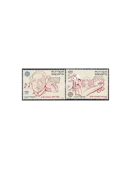 Espagne, n° 2406 à 2407, Europa 1985, collection timbres europe