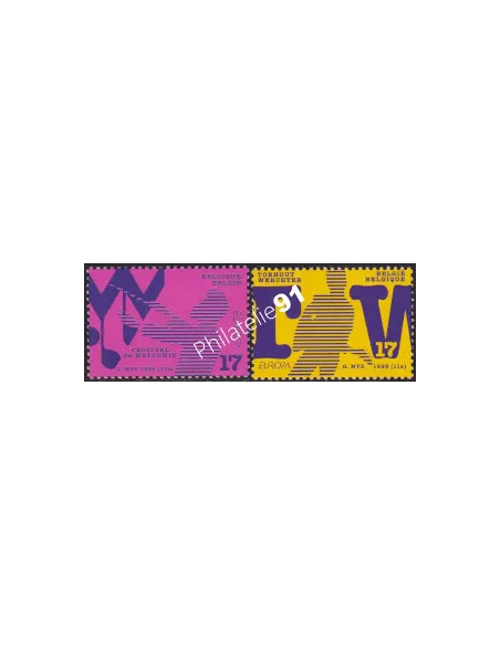 BELGIQUE - n° 2758 à 2759 - EUROPA 1998 - Fêtes nationales