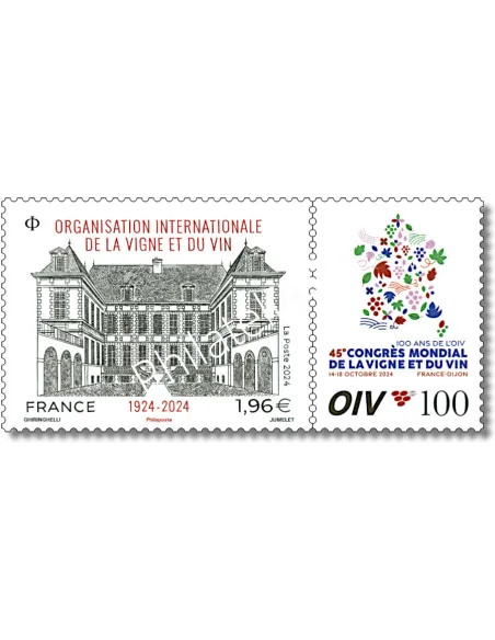 Timbre n° 5811, 100 ans de l'O.I.V., collection timbres de France
