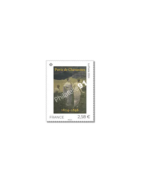 Timbre n°5818, Pierre Puvis de Chavannes, collection timbres de France