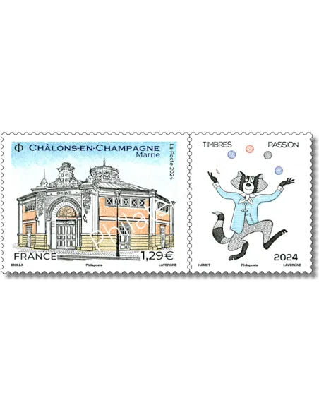 Timbre n° 5819, Châlons-en-Champagne, collection timbres de France
