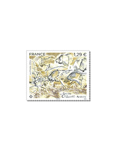 Timbre n° 5821, La grotte Chauvet (Ardèche), collection timbres de France