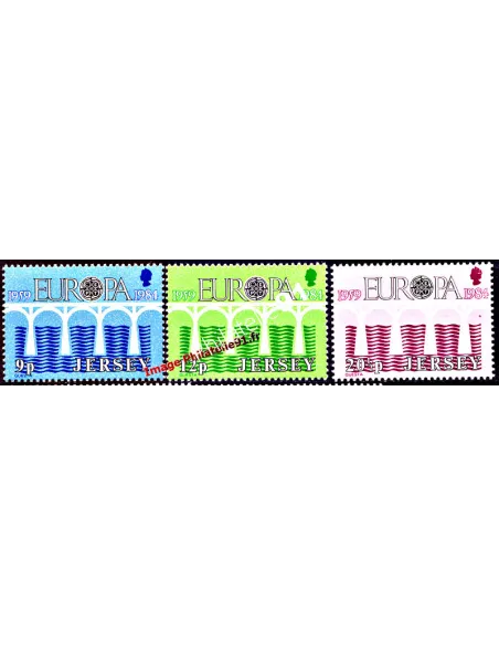 JERSEY - n°   314 à 316  - EUROPA - 1984 - Pont