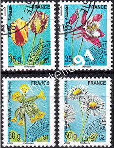 Timbres Préoblitérés n°  259 et 262 oblitérés, timbres France