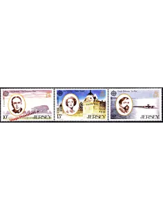 JERSEY - n°   341 à 343 - EUROPA 1985 - Musique