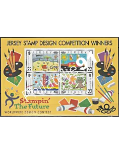 JERSEY - BF n° 28 - Dessins d'enfants sur le futur