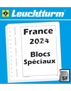 Jeux FRANCE 2024 LEUCHTTURM pour blocs spéciaux 2024