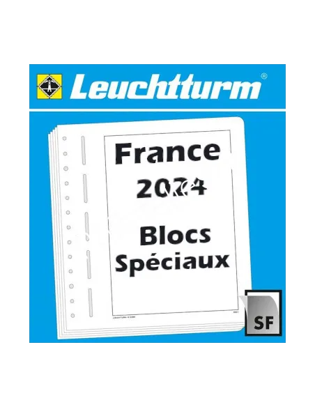 Jeux FRANCE 2024 LEUCHTTURM pour blocs spéciaux 2024